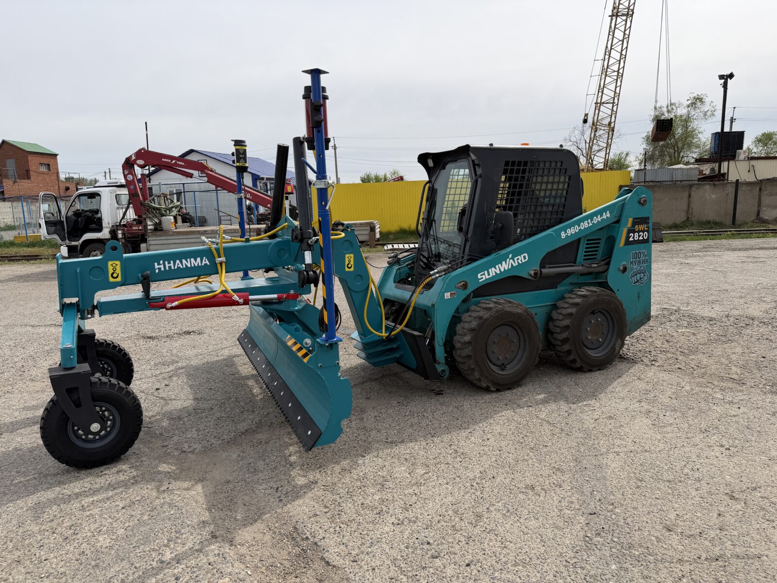 Грейдер на мини погрузчик 3м Грейдер на Bobcat